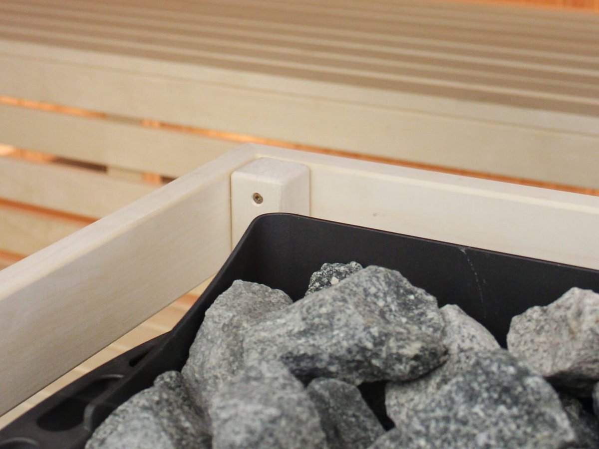 Detailaufnahme Saunaofen