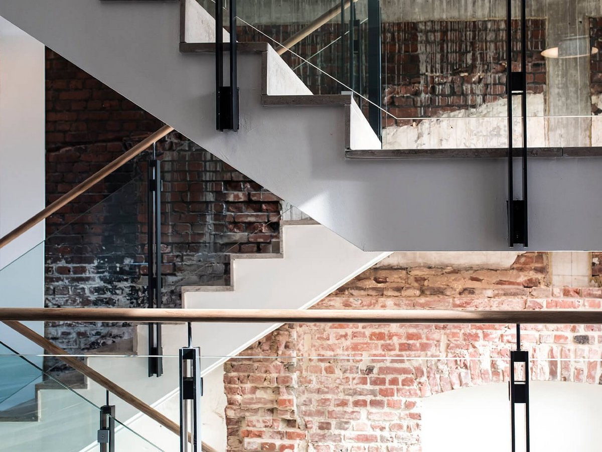 Treppenhaus im Alexianer Hotel am Wasserturm 